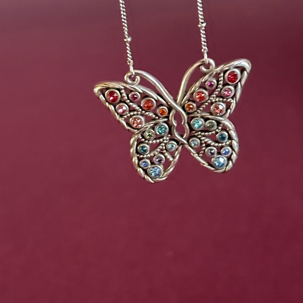 Brington Halo Gems Monarch Necklace - Picture 6 of 10